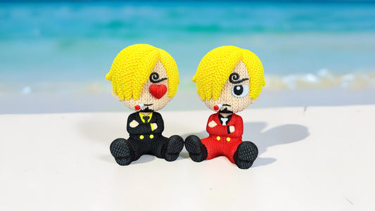 Knitted Fire Cook – Cozy Anime Fanart Figur Whale 3D Studio