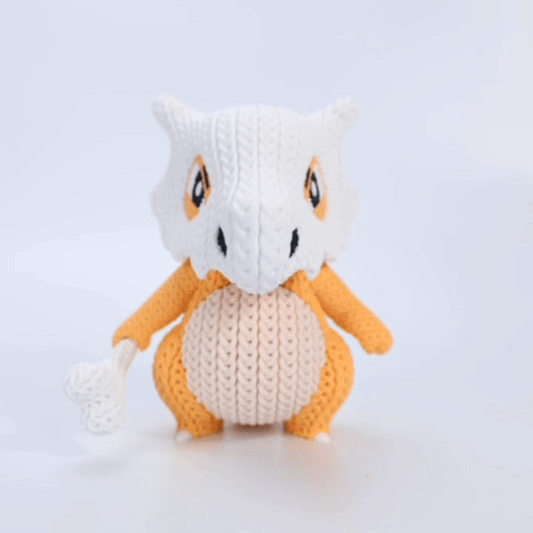 Knitted Bone Creature – Cozy Monster Fanart Figur Whale 3D Studio