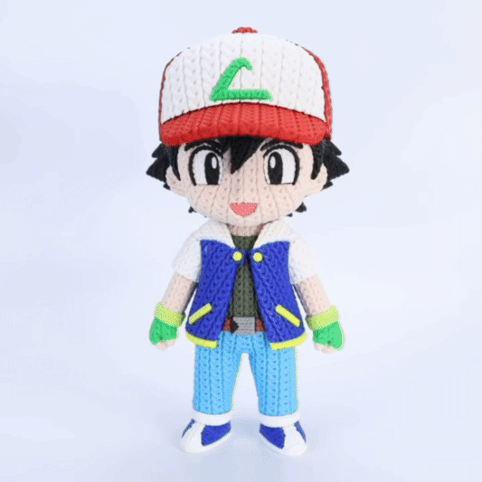 Knitted Young Trainer – Cozy Sammlerfigur im Stricklook Whale 3D Studio