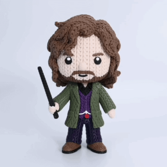 Knitted Rebel Wizard – Cozy Sammlerfigur im Stricklook Whale 3D Studio