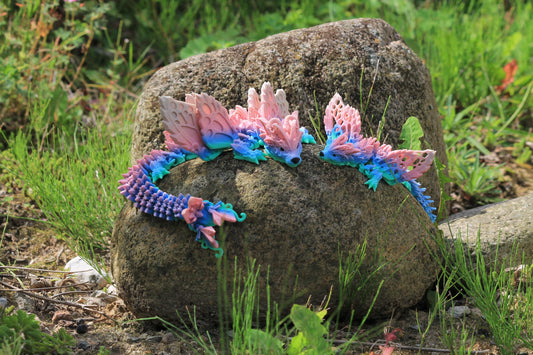 Fae Wolf Dragon – Mystic Elegance