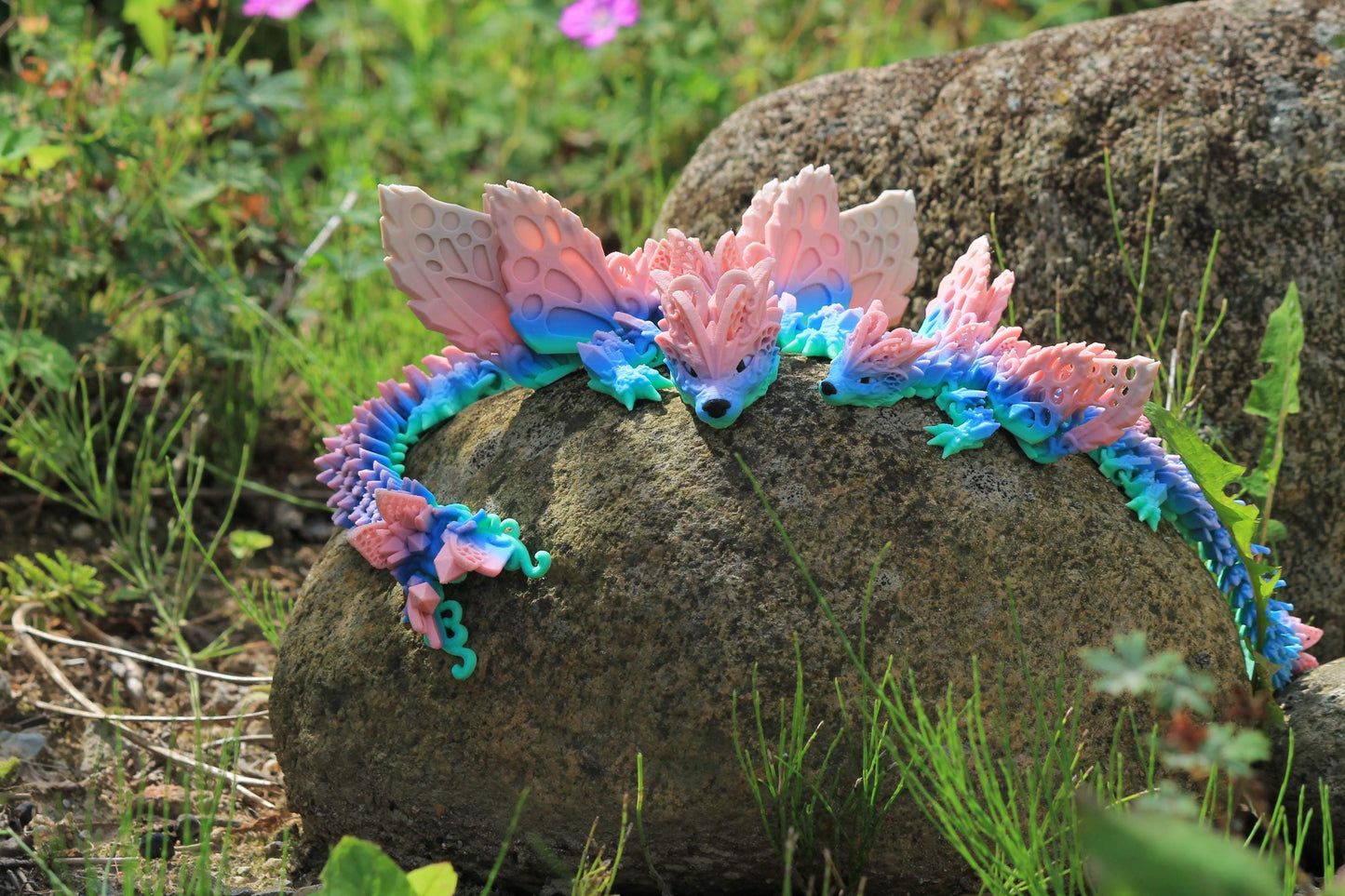 Fae Wolf Dragon – Mystic Elegance