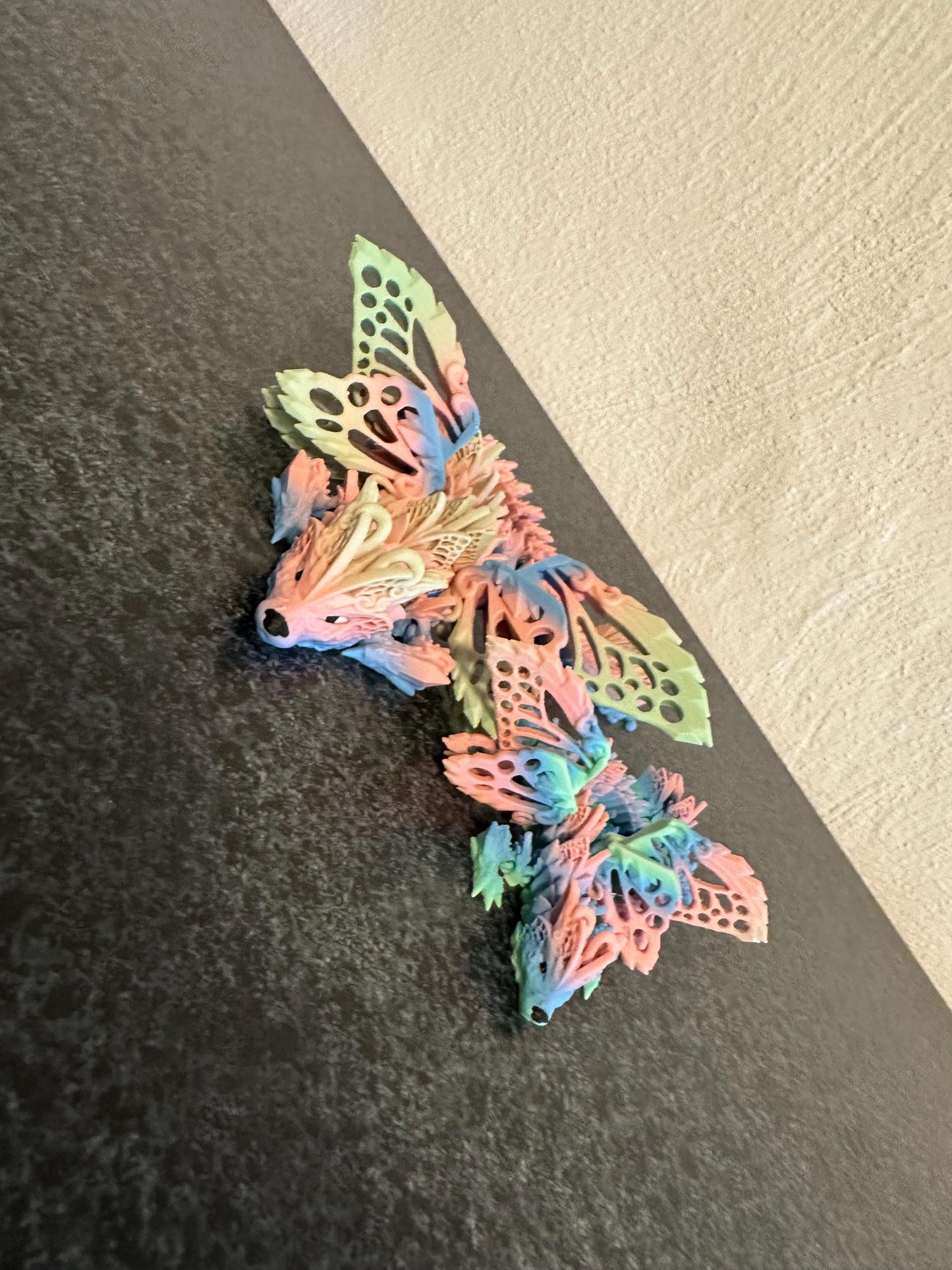 Fae Wolf Dragon – Mystic Elegance