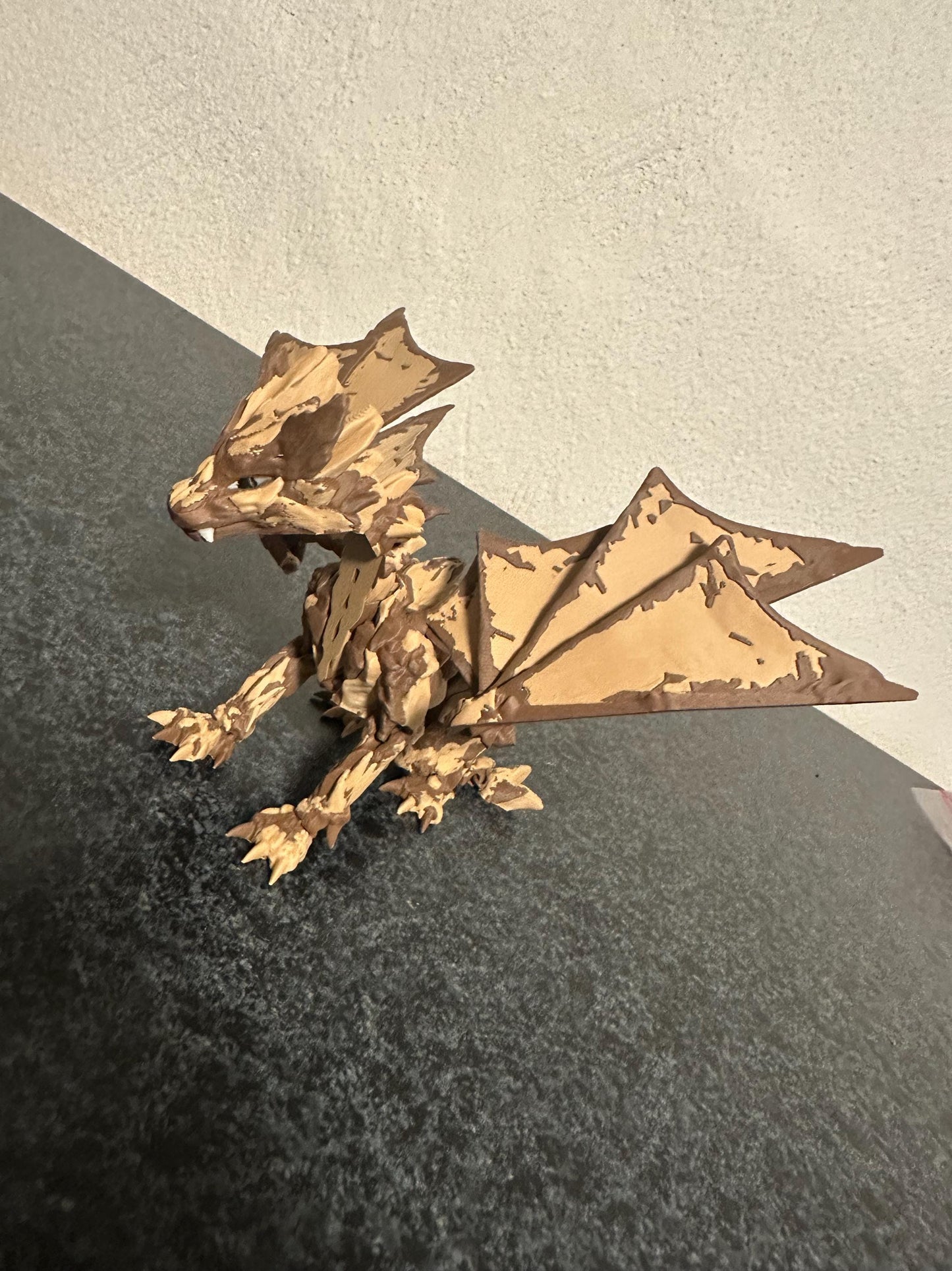 Great Stone Dragon Cinderwing3D – Majestic Stone Dragon Sculpture