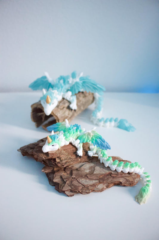 Alicorn Drache mit Flügeln Cinderwing3D – Zauberhafter Einhorn-Drachen