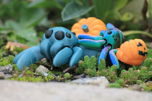 Fröhlich und Gruselig – die Halloween Jacko-Spinne Cinderwing3D