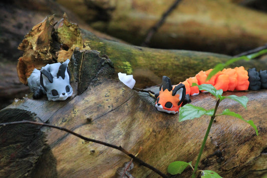 Yuna Dragon Layers in Green Design – Handgefertigte, segmentierte Drachenfigur