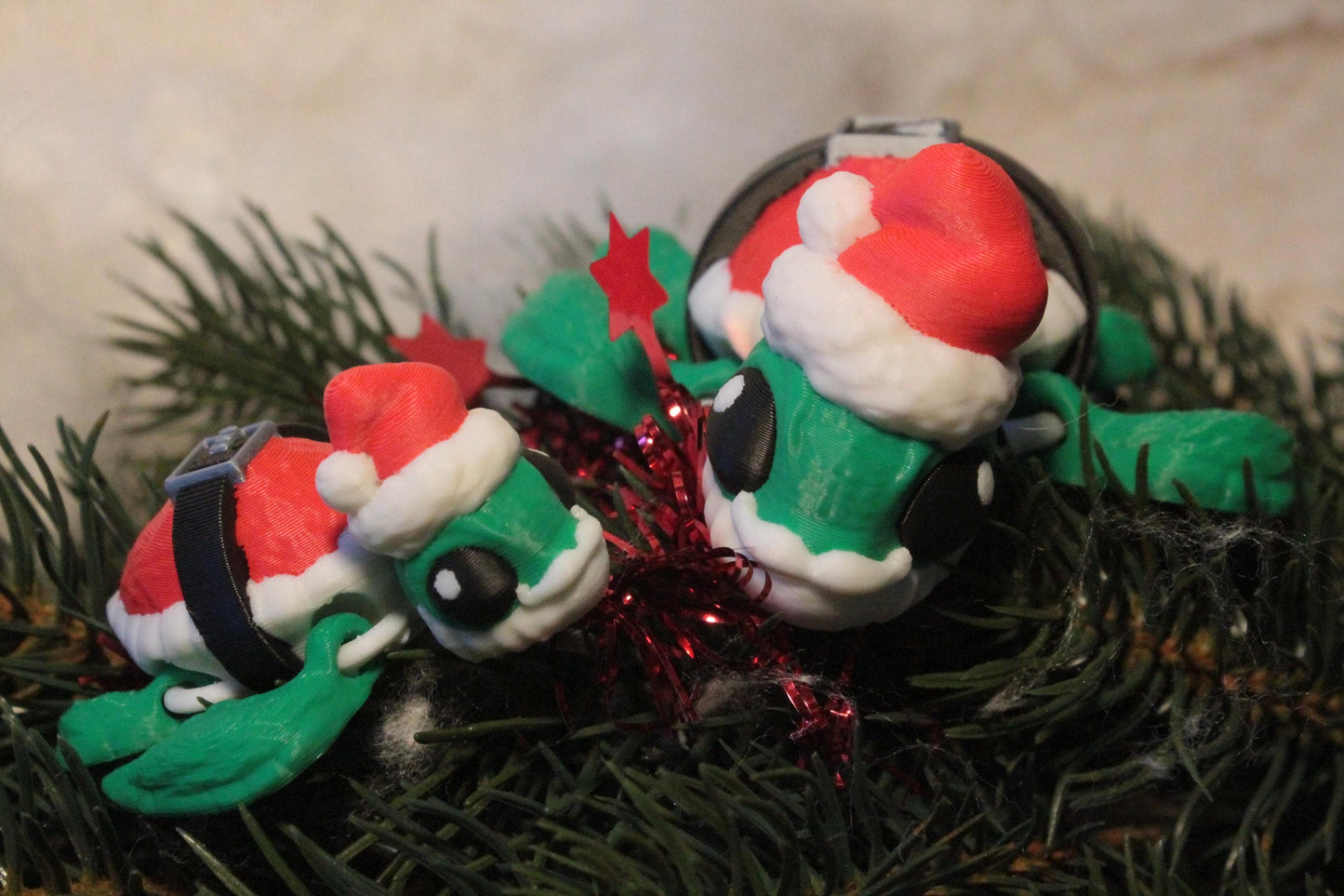 Festliche Weihnachts-Schildkröte – Weihnachtszauber in Tierform Cinderwing3D