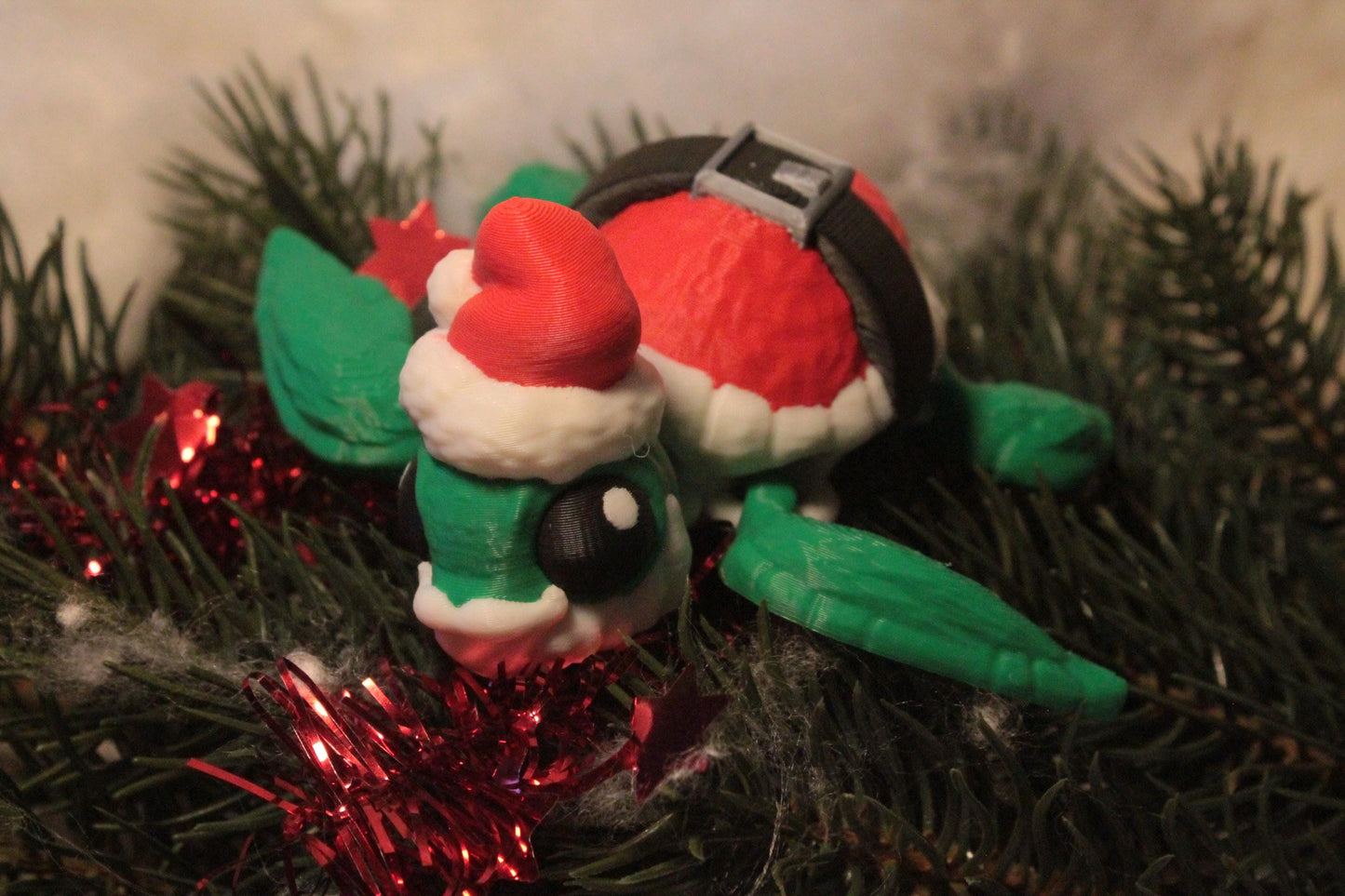 Festliche Weihnachts-Schildkröte – Weihnachtszauber in Tierform Cinderwing3D