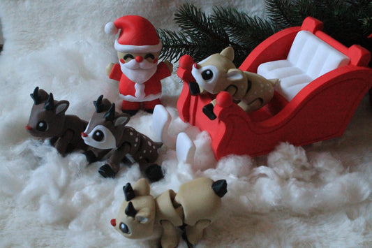 Weihnachtszauber mit dem Festlichen Schlitten Layers in Green