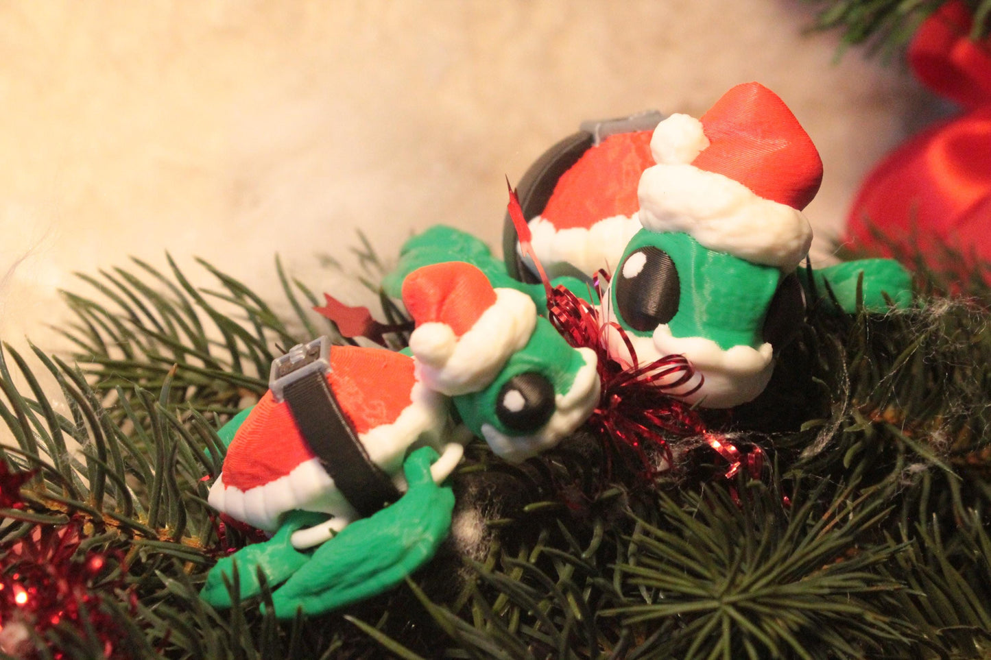 Festliche Weihnachts-Schildkröte – Weihnachtszauber in Tierform Cinderwing3D
