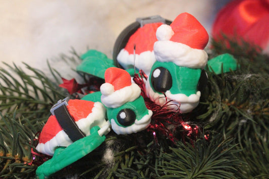 Festliche Weihnachts-Schildkröte – Weihnachtszauber in Tierform Cinderwing3D