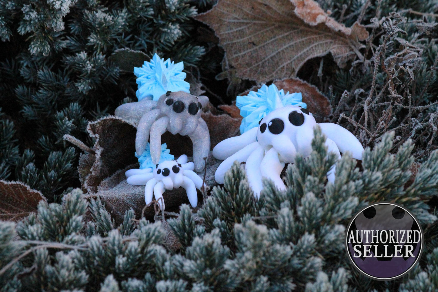 Schneeflocken Mini-Spinne Cinderwing3D