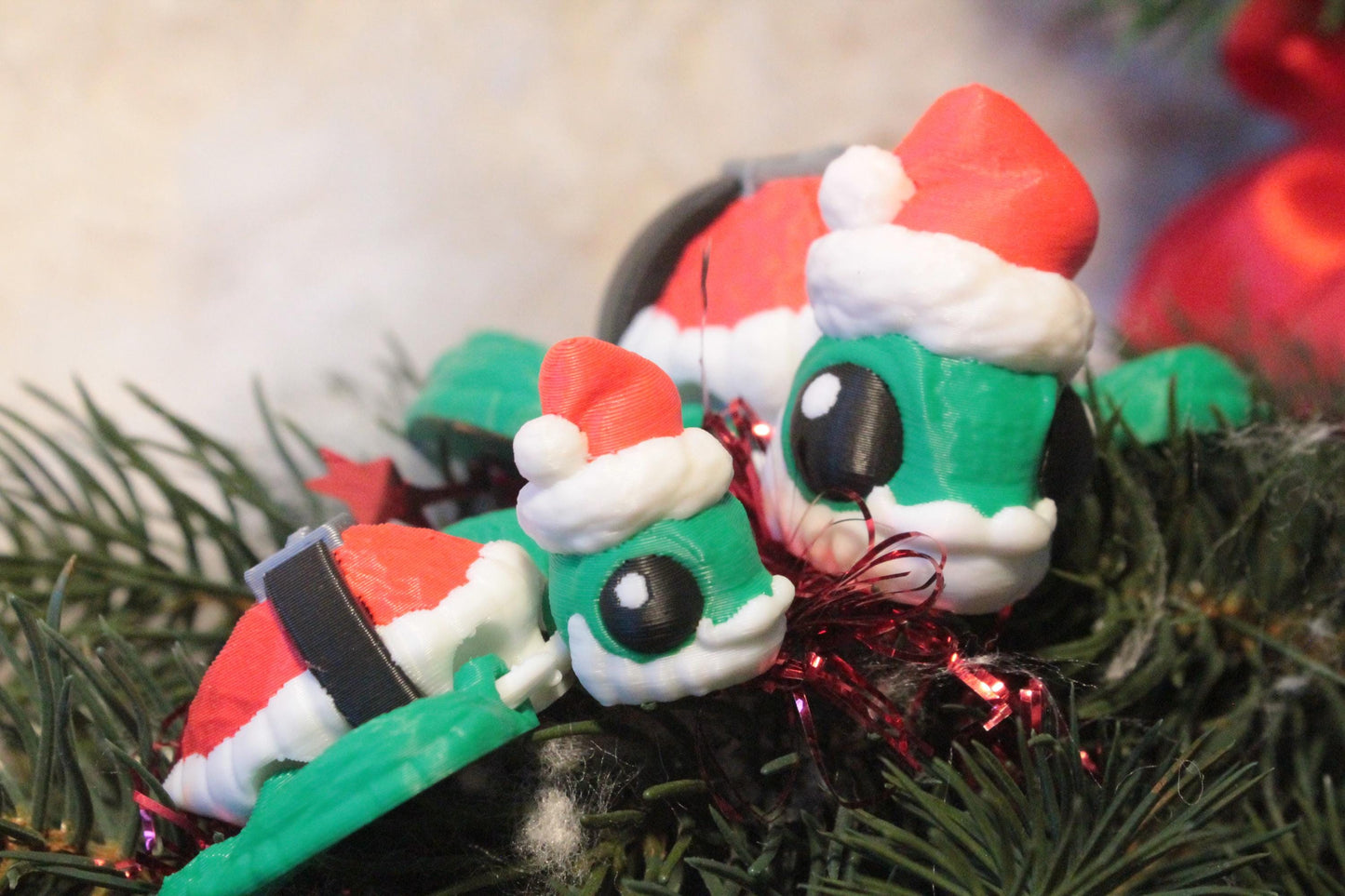 Festliche Weihnachts-Schildkröte – Weihnachtszauber in Tierform Cinderwing3D