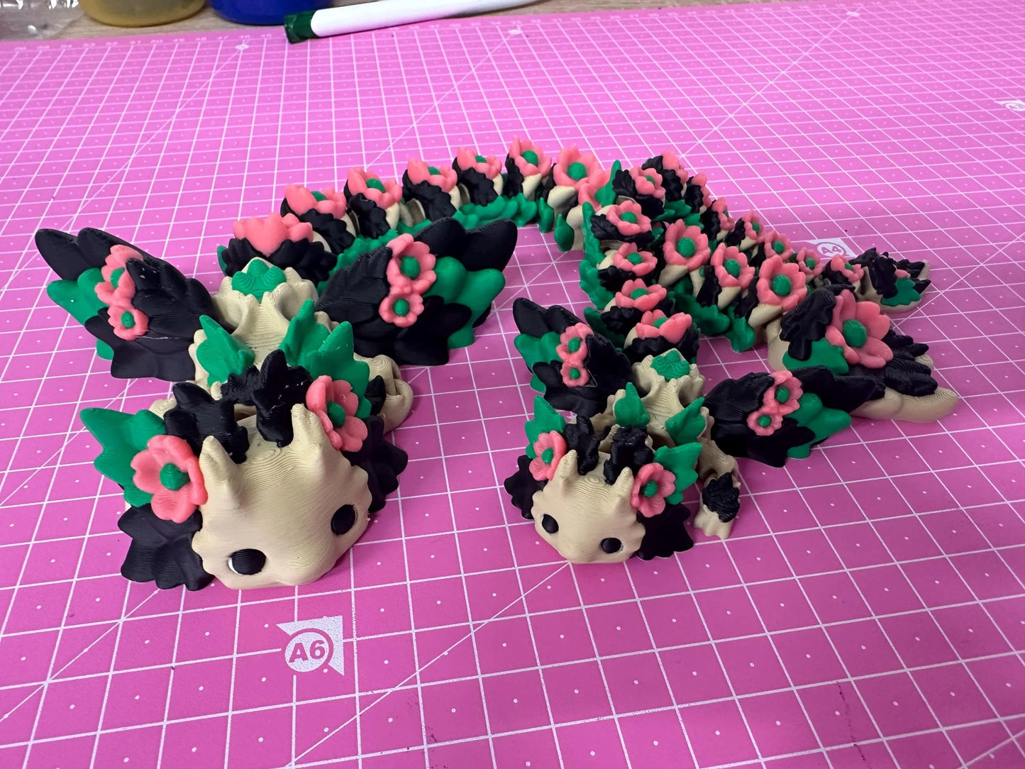 Kosha – Mystische Drachenpracht in 3D Layers in Green