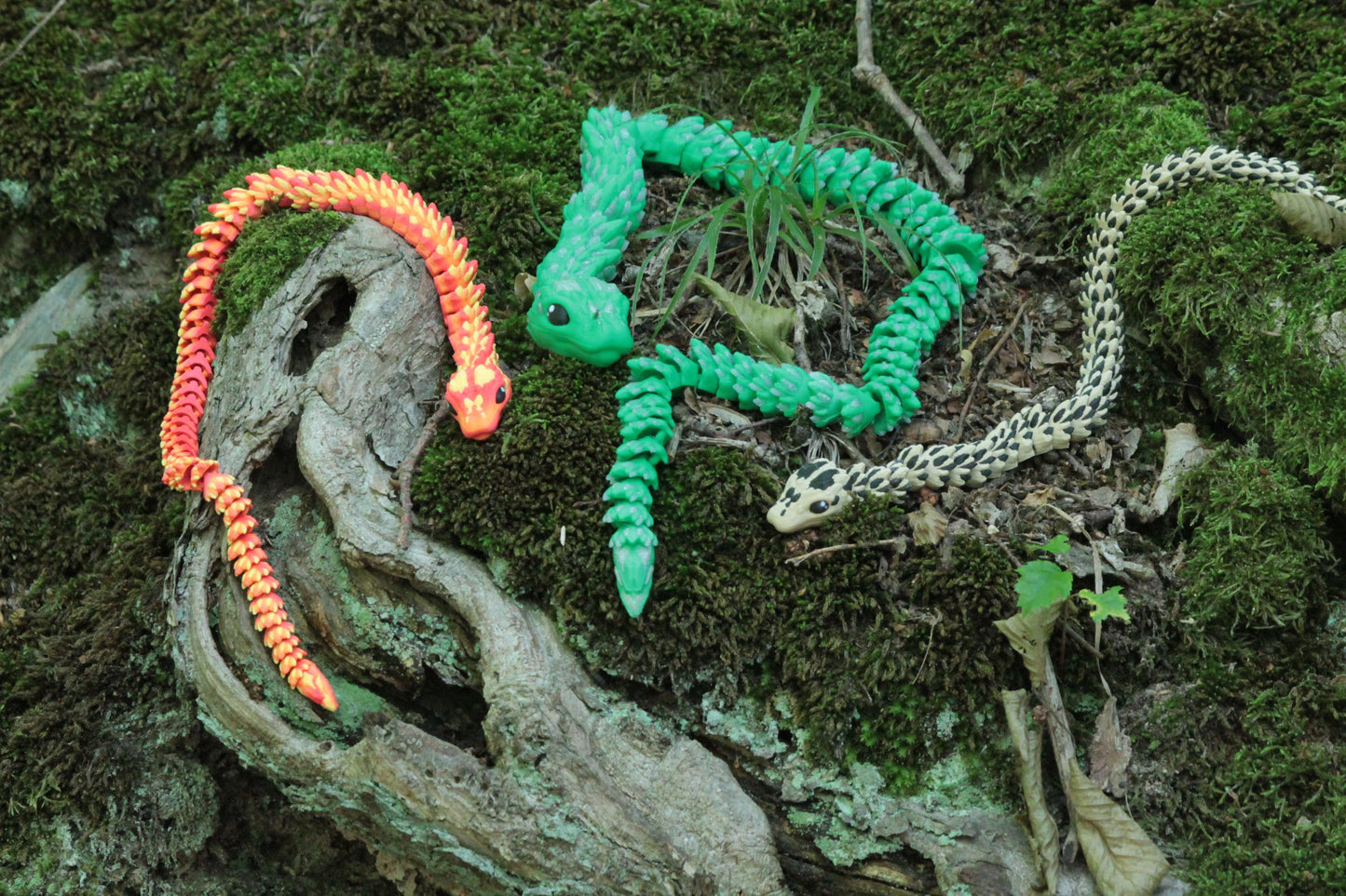 Crystal Snake Cinderwing3D– Magische Kristallschlange