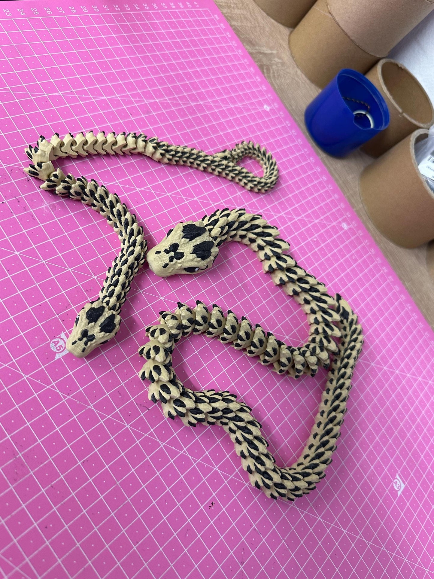 Crystal Snake Cinderwing3D– Magische Kristallschlange
