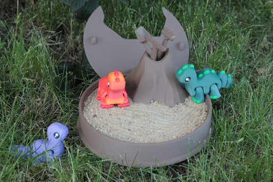 Bronto im Zen-Garten – Deko-Set für innere Ruhe & Dino-Liebe Layers in Green