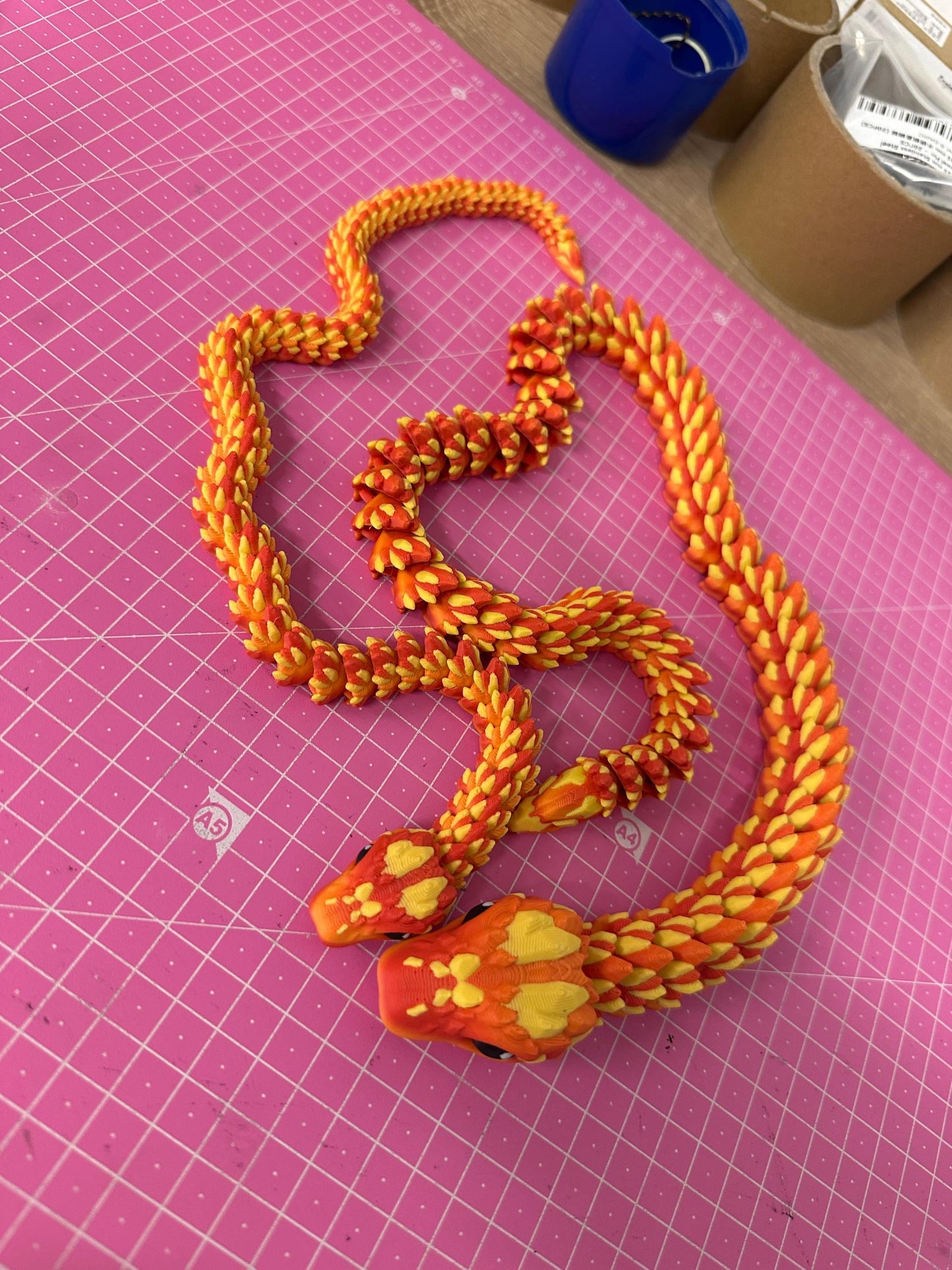 Crystal Snake Cinderwing3D– Magische Kristallschlange