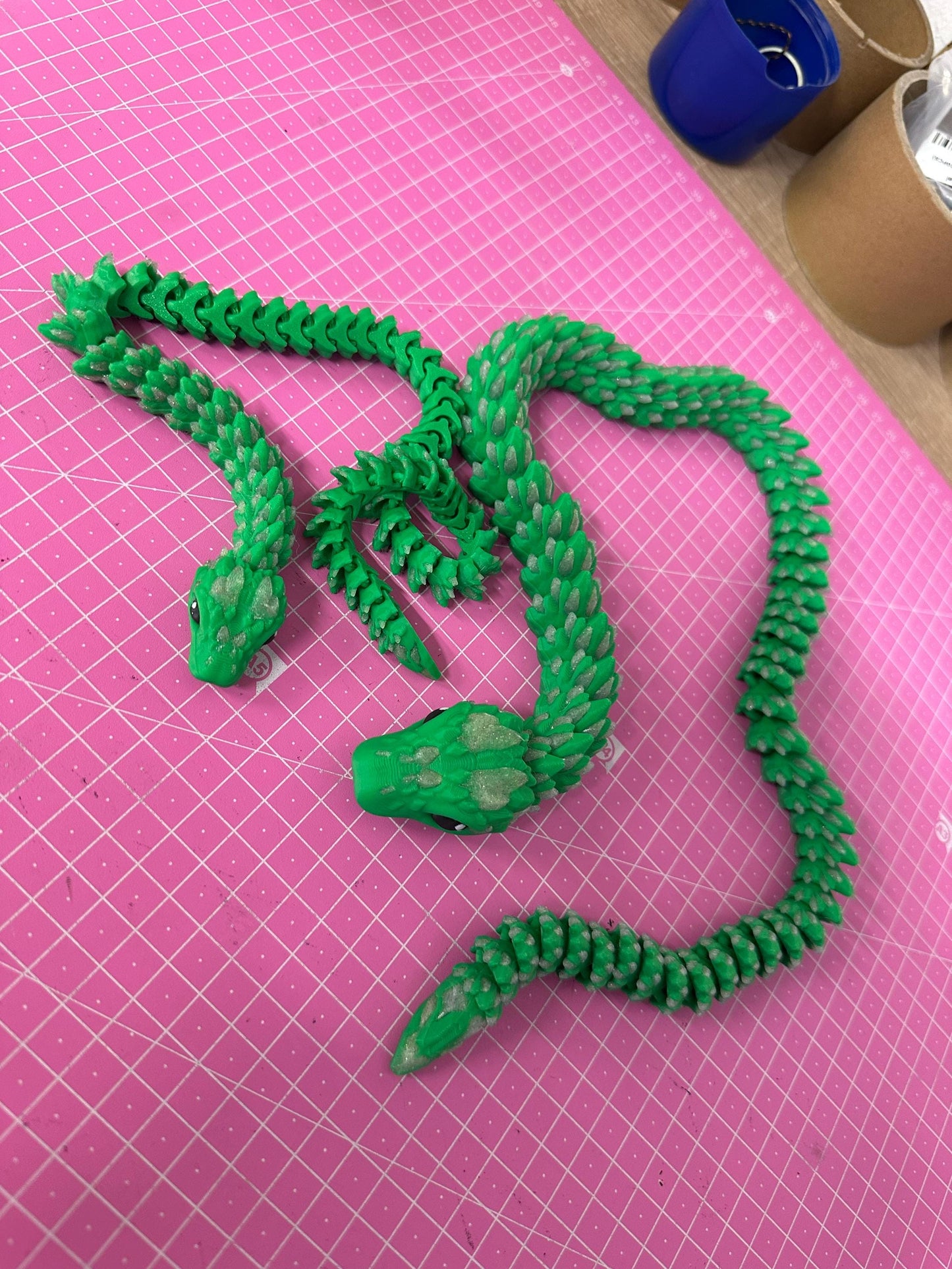 Crystal Snake Cinderwing3D– Magische Kristallschlange