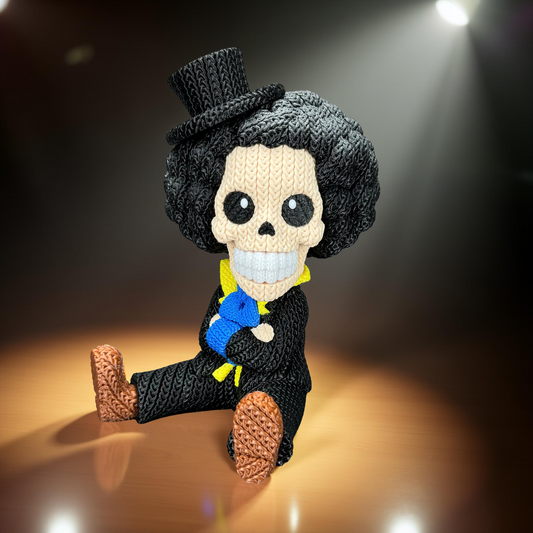 Knitted Soul Musician – Cozy Anime Fanart Figur Whale 3D Studio