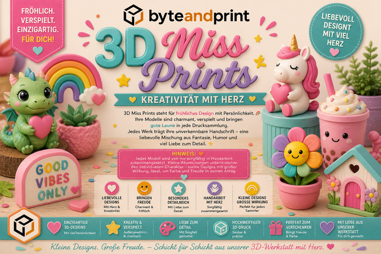 🎨 3D Miss Prints – Kreativität mit Herz