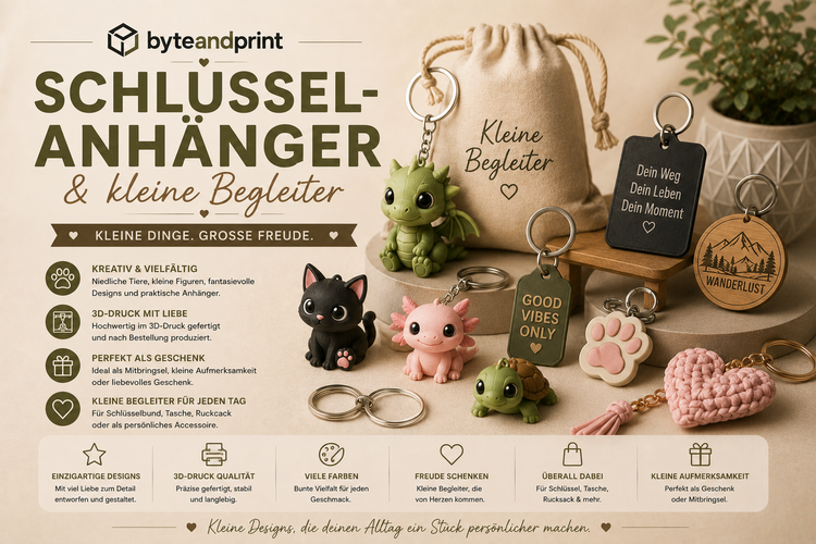 🔑 Schlüsselanhänger & kleine Begleiter
