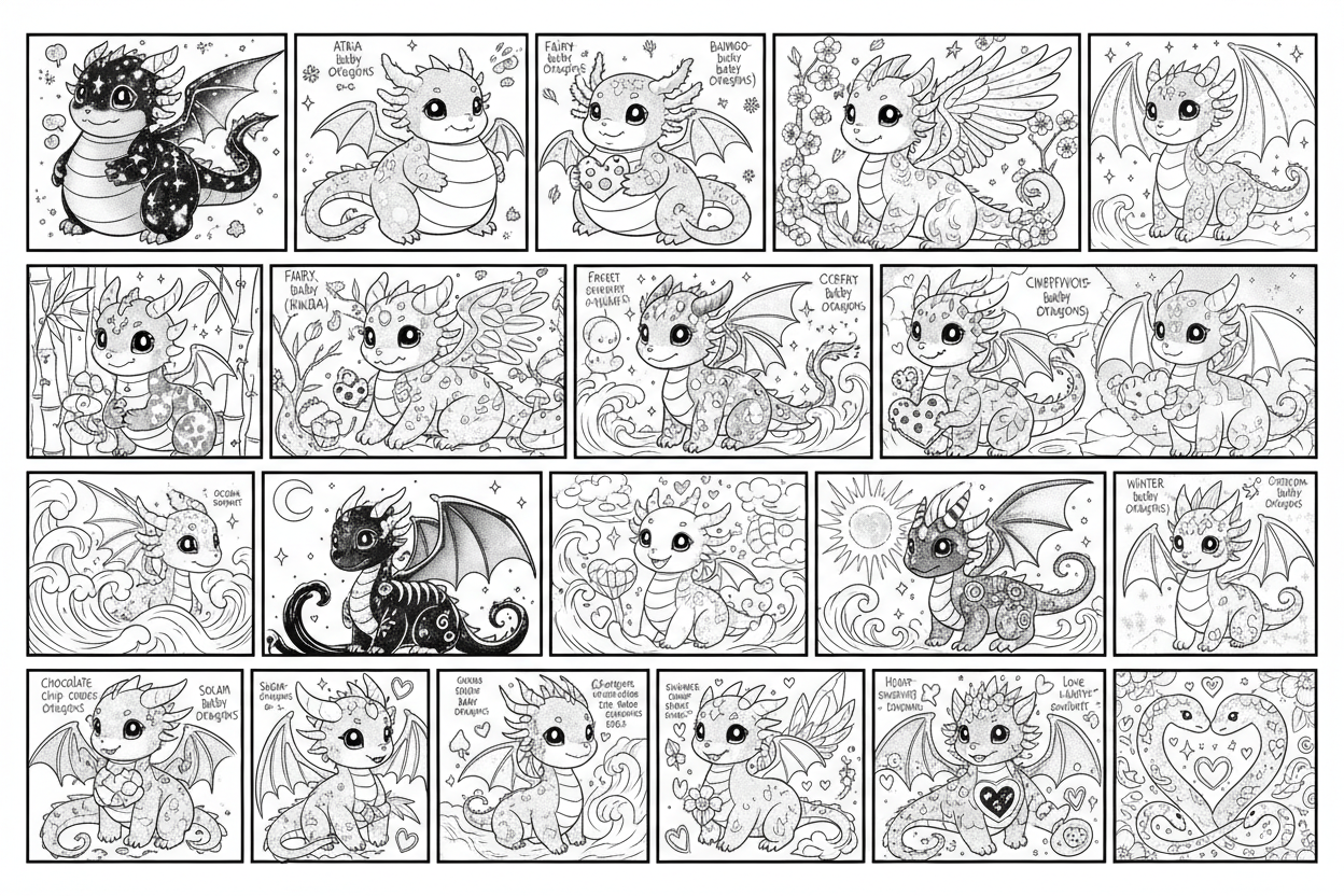 🐉 Baby Dragons – Kleine Drachen, große Herzen