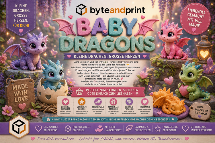 🐉 Baby Dragons – Kleine Drachen, große Herzen
