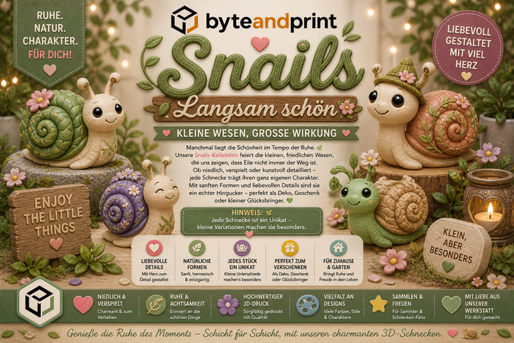 🐌 Snails – Langsam schön