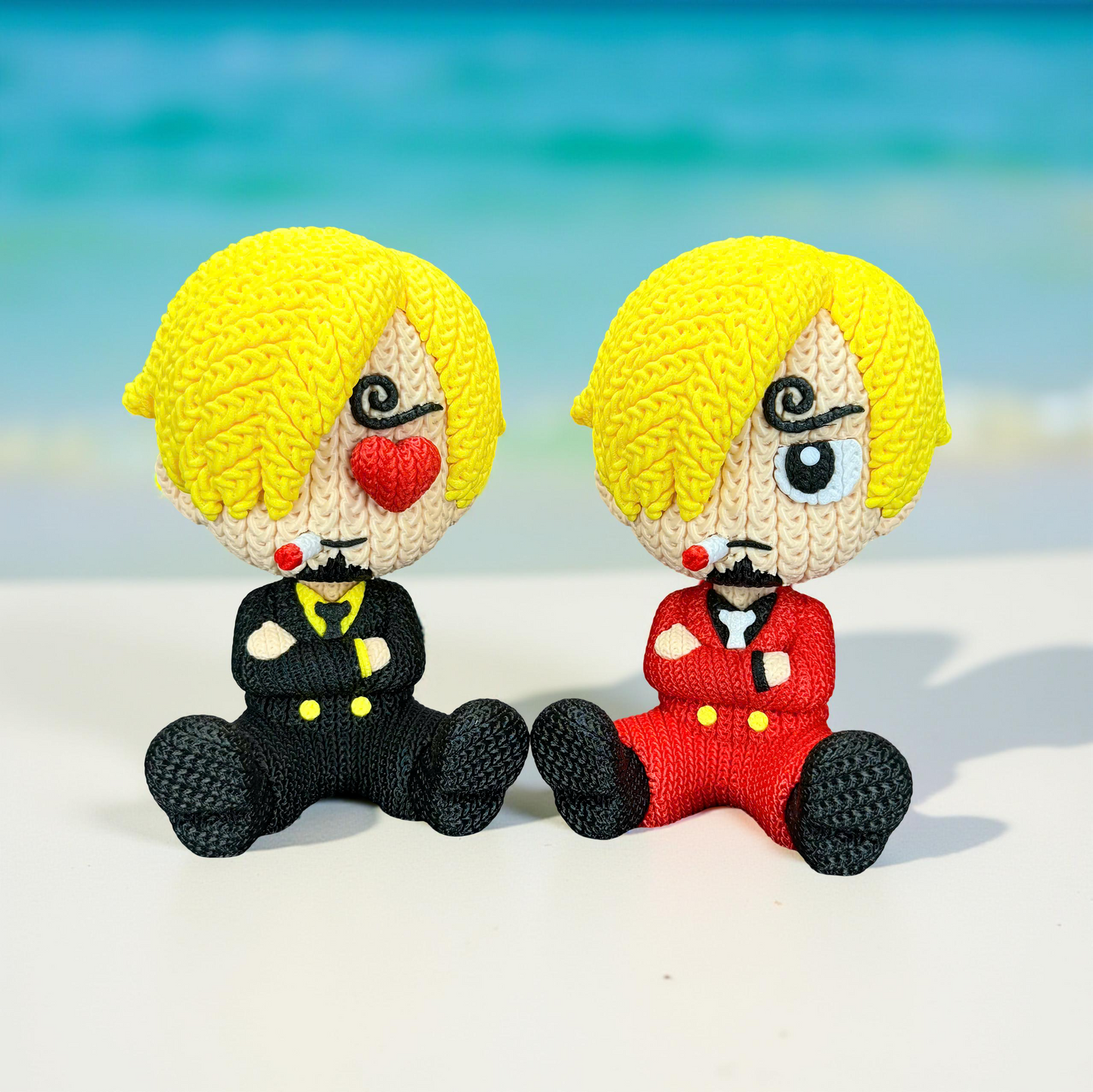 Knitted Fire Cook – Cozy Anime Fanart Figur Whale 3D Studio