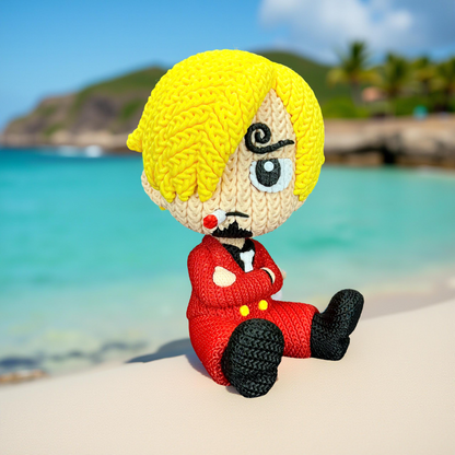 Knitted Fire Cook – Cozy Anime Fanart Figur Whale 3D Studio