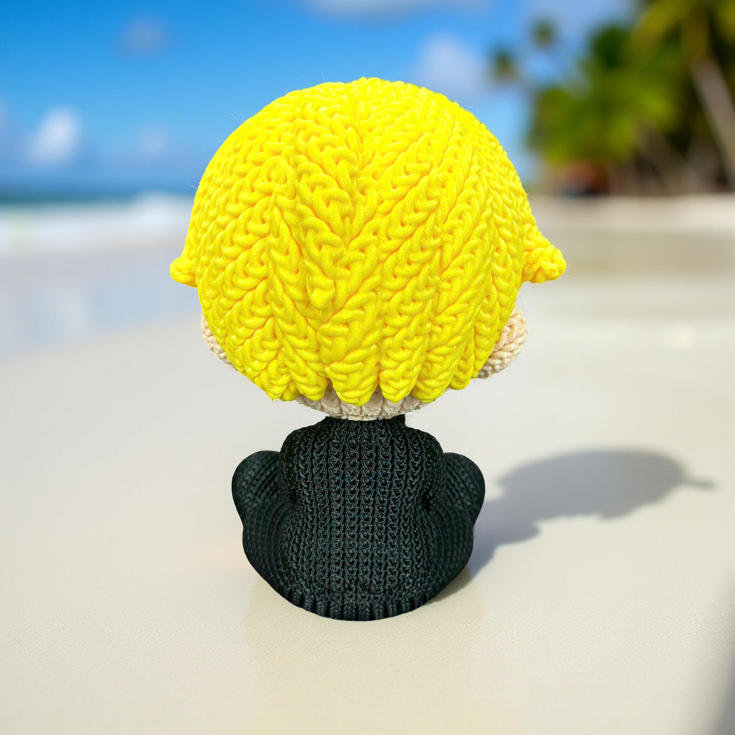Knitted Fire Cook – Cozy Anime Fanart Figur Whale 3D Studio