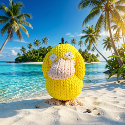 Knitted Monster – Verwirrter Wasserfreund im Strick-Look Whale 3D Studio
