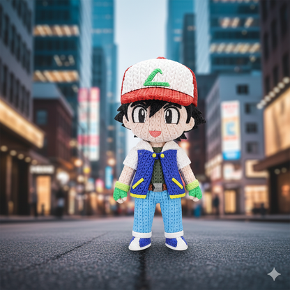 Knitted Young Trainer – Cozy Sammlerfigur im Stricklook Whale 3D Studio