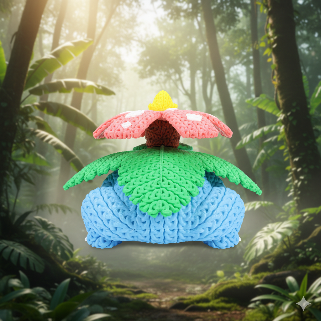 Knitted Forest Colossus – Mächtiger Natur-Charakter im cozy Stricklook Whale 3D Studio