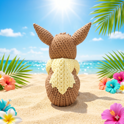 Flauschiges Taschenwesen im Stricklook – Niedliche Sammlerfigur voller Charme Whale 3D Studio