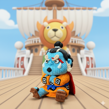 Knitted Ocean Guardian – Cozy Anime Fanart Figur Whale 3D Studio