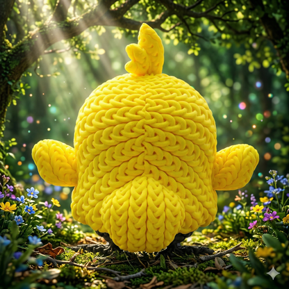 Knitted Monster – Flauschiger Wasserfreund im Strick-Look Whale 3D Studio