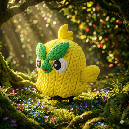 Knitted Monster – Flauschiger Wasserfreund im Strick-Look Whale 3D Studio
