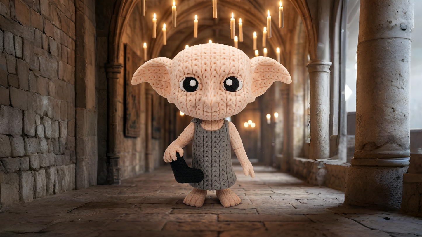 Hauself im Stricklook – Magische Sammlerfigur mit Herz Whale 3D Studio