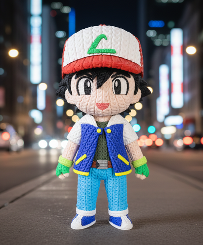 Knitted Young Trainer – Cozy Sammlerfigur im Stricklook Whale 3D Studio