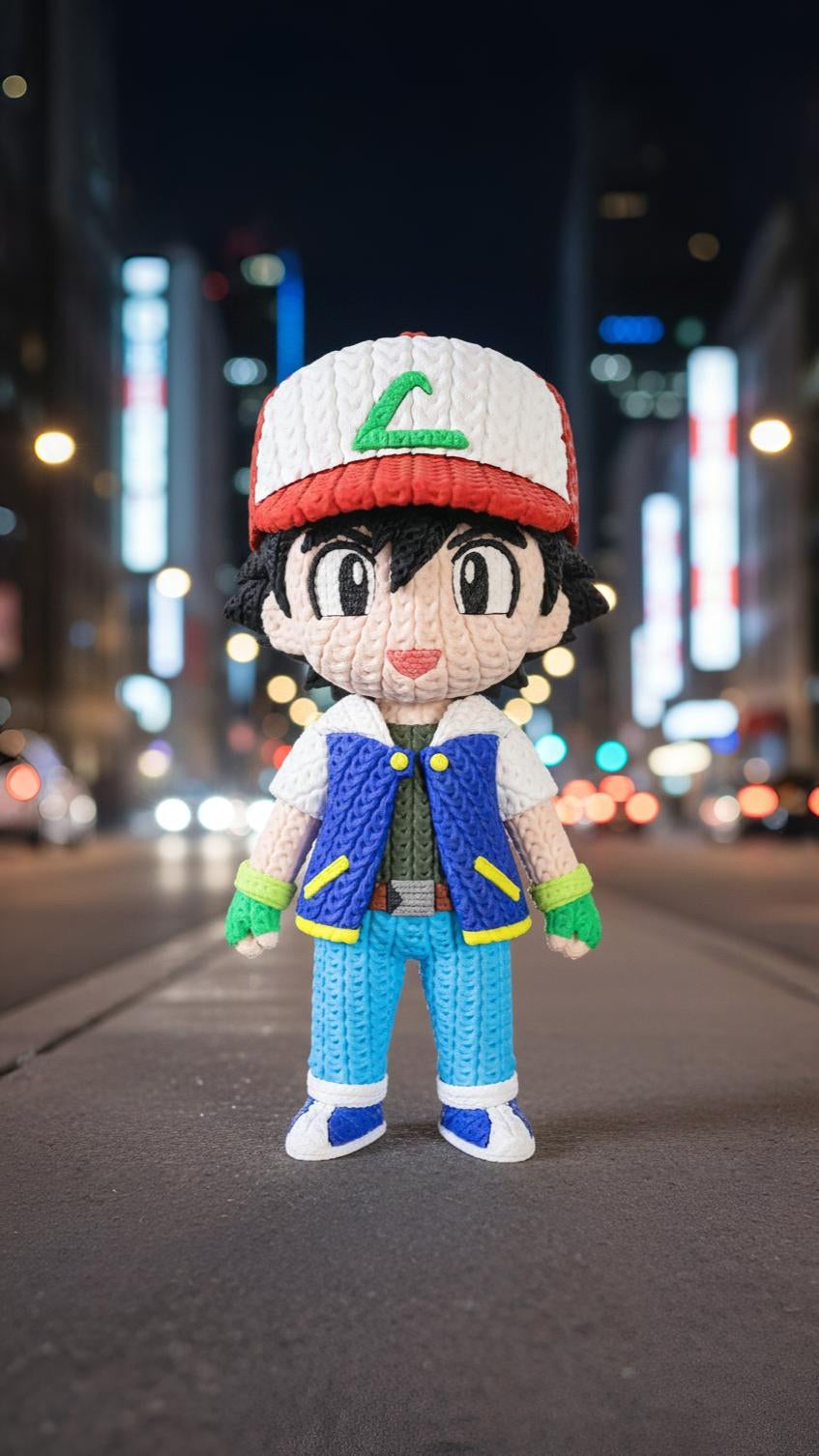 Knitted Young Trainer – Cozy Sammlerfigur im Stricklook Whale 3D Studio