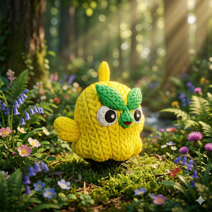 Knitted Monster – Flauschiger Wasserfreund im Strick-Look Whale 3D Studio