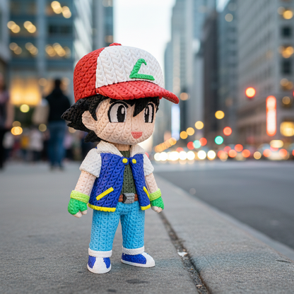 Knitted Young Trainer – Cozy Sammlerfigur im Stricklook Whale 3D Studio