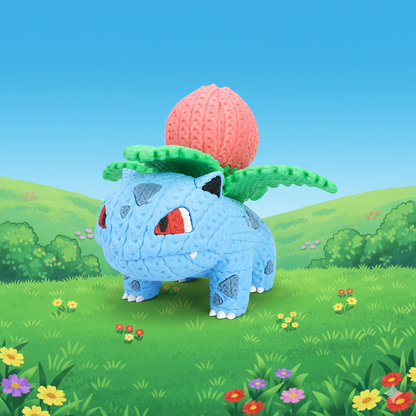 Knitted Plant Guardian – Naturverbundener Game-Charakter im cozy Stricklook Whale 3D Studio