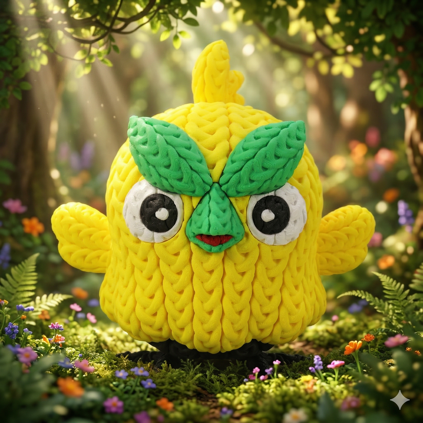 Knitted Monster – Flauschiger Wasserfreund im Strick-Look Whale 3D Studio
