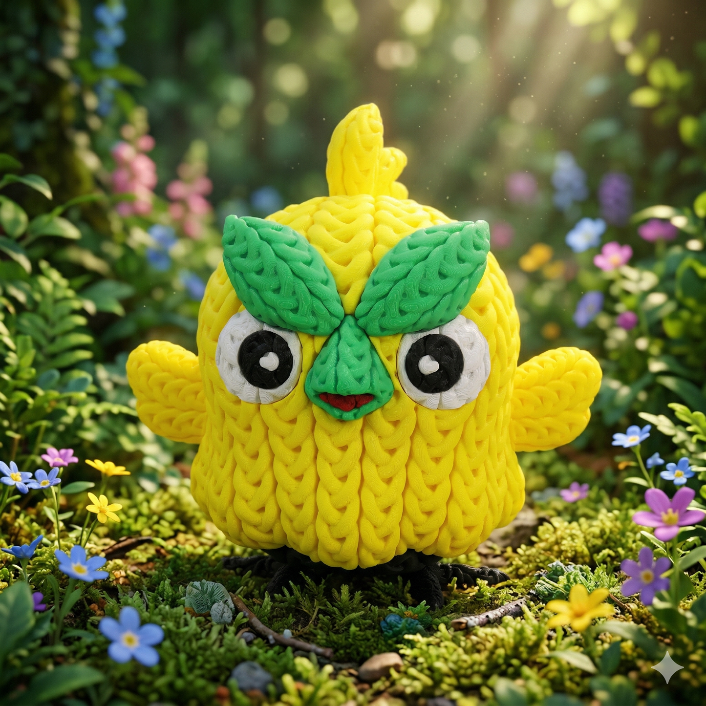 Knitted Monster – Flauschiger Wasserfreund im Strick-Look Whale 3D Studio