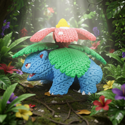 Knitted Forest Colossus – Mächtiger Natur-Charakter im cozy Stricklook Whale 3D Studio
