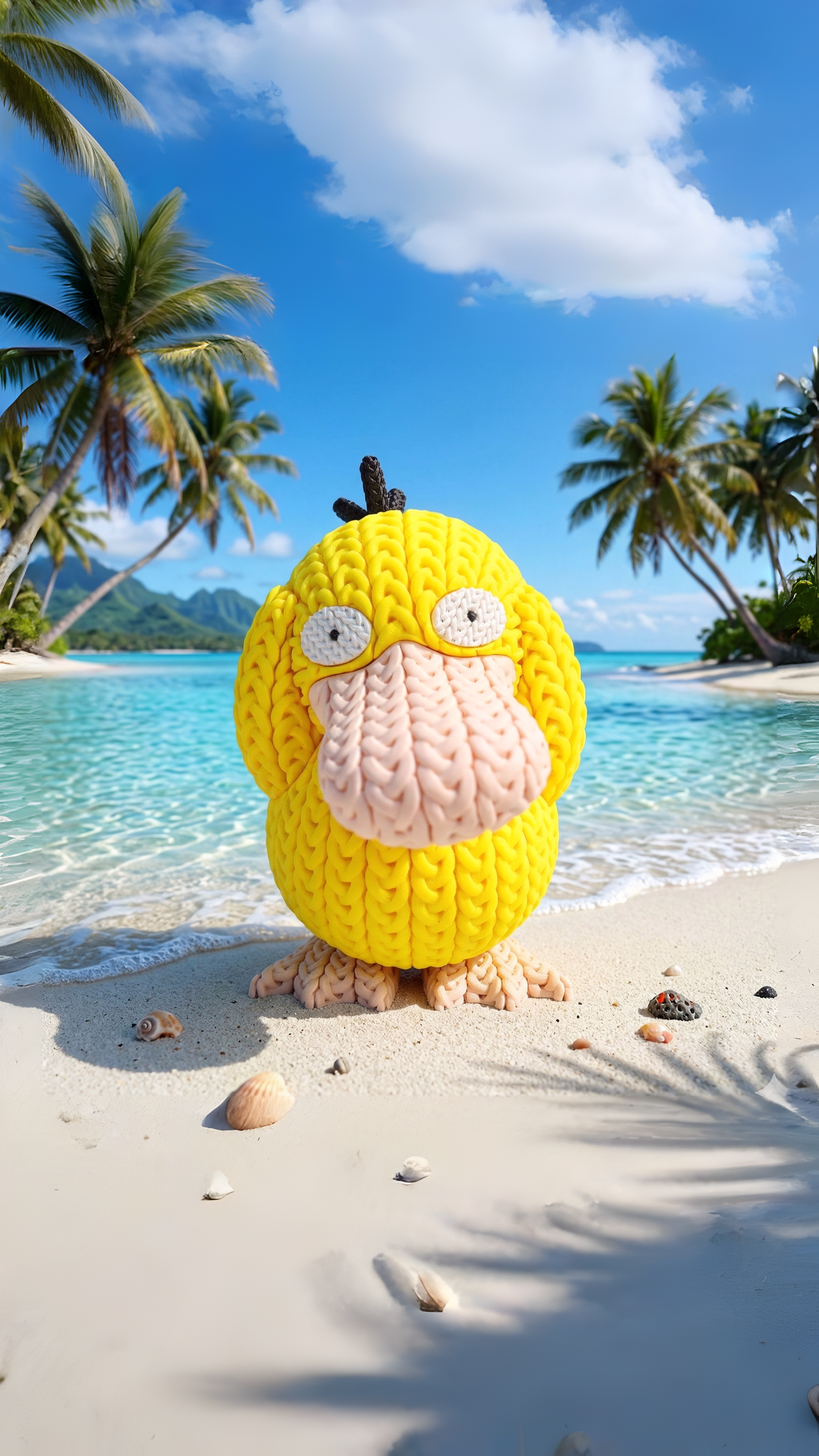 Knitted Monster – Verwirrter Wasserfreund im Strick-Look Whale 3D Studio